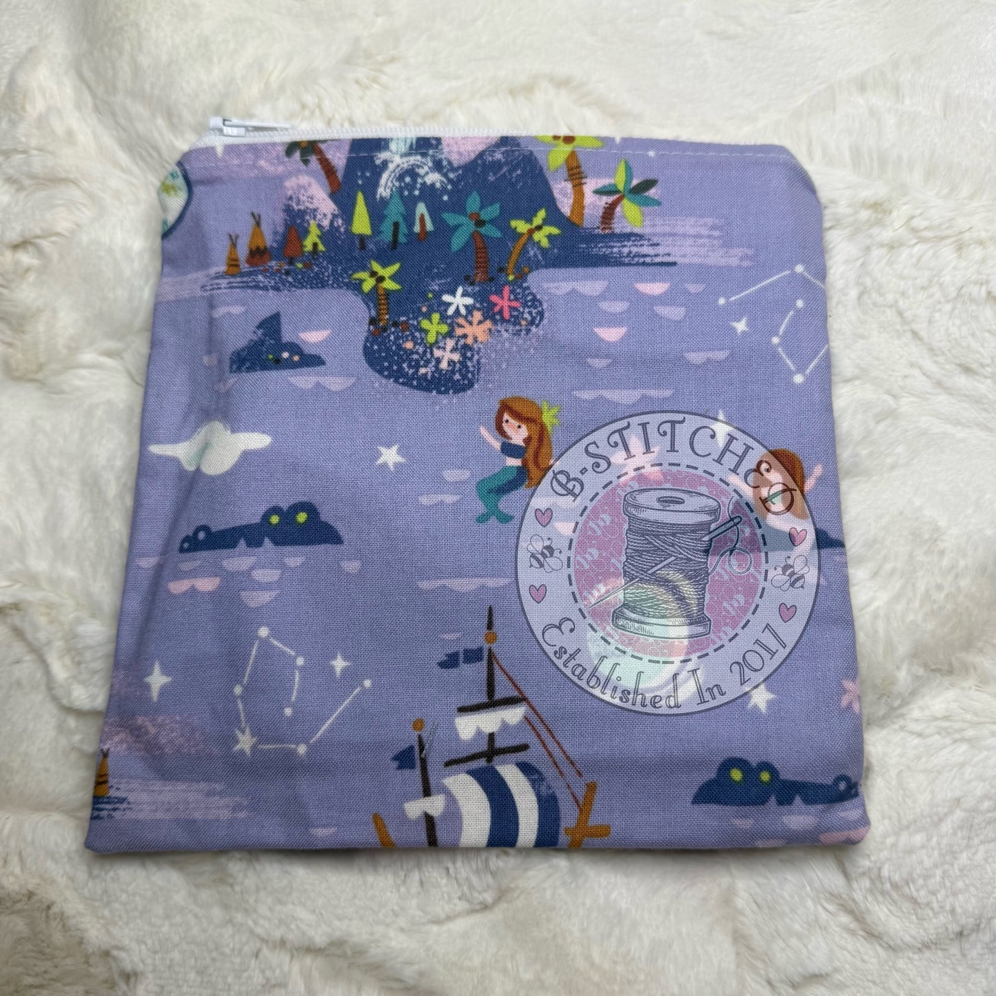Neverland Zippy Bag