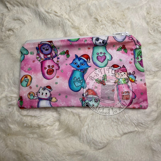 Christmas Cats Zippy Bag
