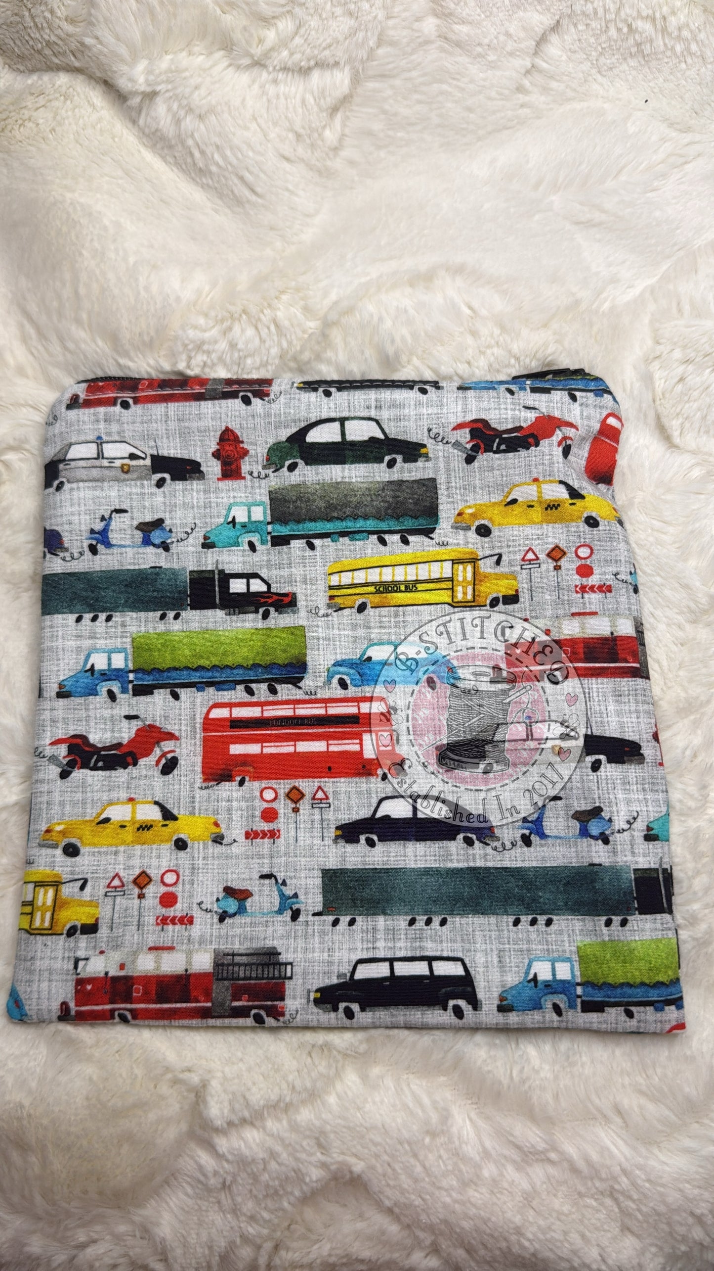 Vehicles Zippy Bag