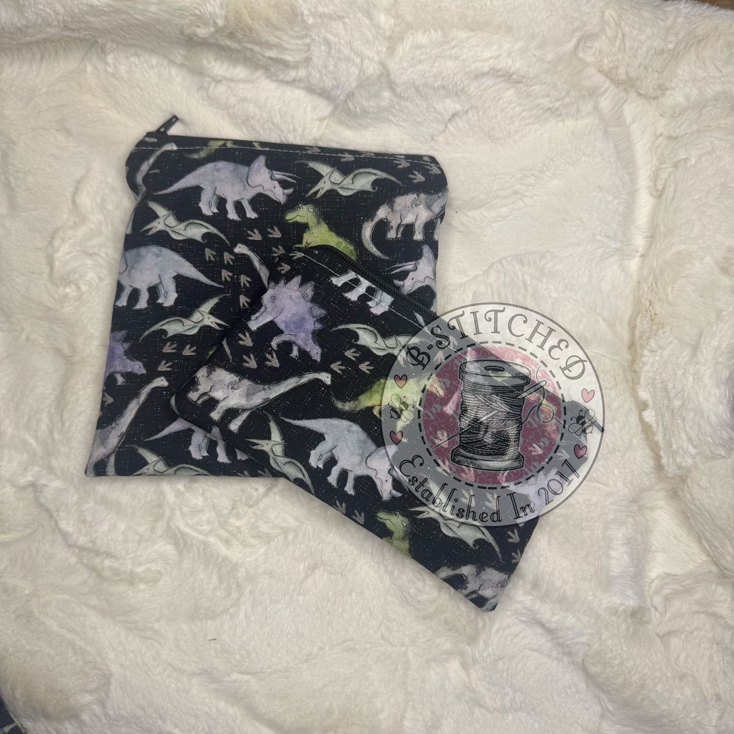 Dinosaur Zippy Bags