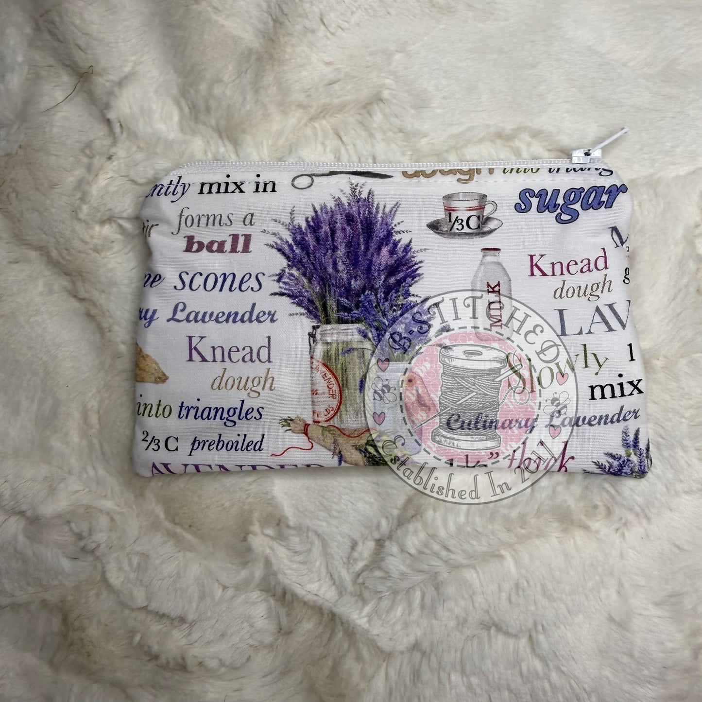 Lavender Zippy Bag