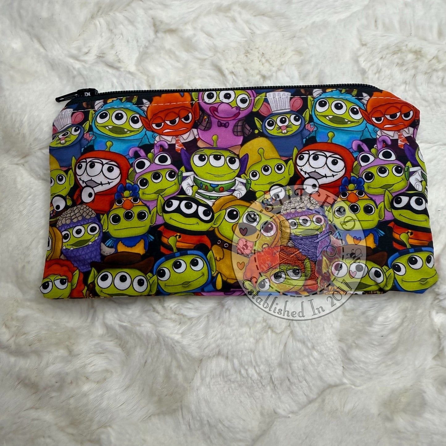 Stacked Aliens Zippy Bag